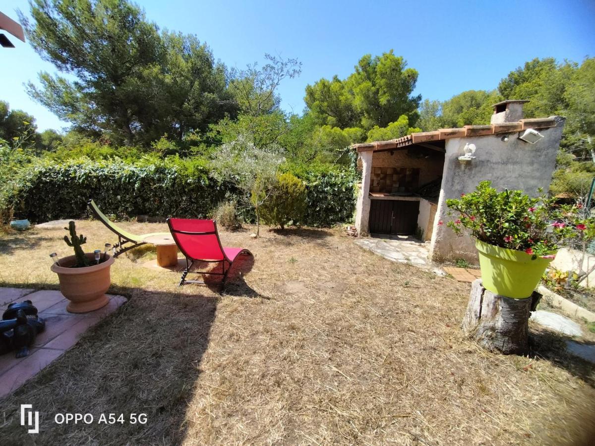 Maisonnette Au Calme Avec Climatisation Parking Jardin Cadre Campagne Plages A Pieds Bandol Extérieur photo