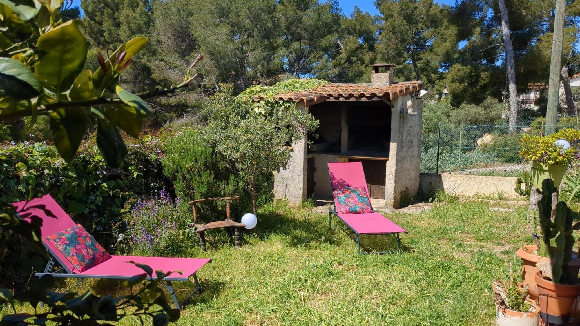 Maisonnette Au Calme Avec Climatisation Parking Jardin Cadre Campagne Plages A Pieds Bandol Extérieur photo